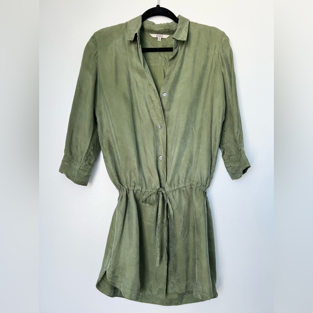 BB DAKOTA Long Sleeve Tie Drop Waist Mini Utility Dress